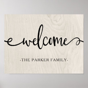 Farmhouse Chic   Welcome Poster