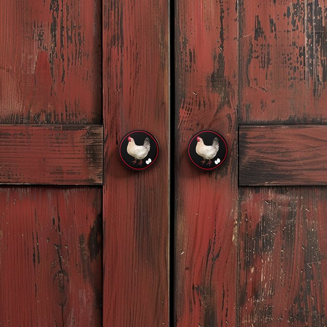 Farmhouse Chicken Eggs Cute Country Ceramic Knob (Creator Uploaded)