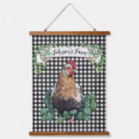 Farmhouse | Chicken | Personalised Hanging Tapest