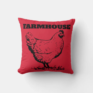 FARMHOUSE CHICKEN/ROOSTER PILLOWS