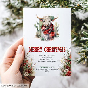 Farmhouse Christmas greeting card digital file