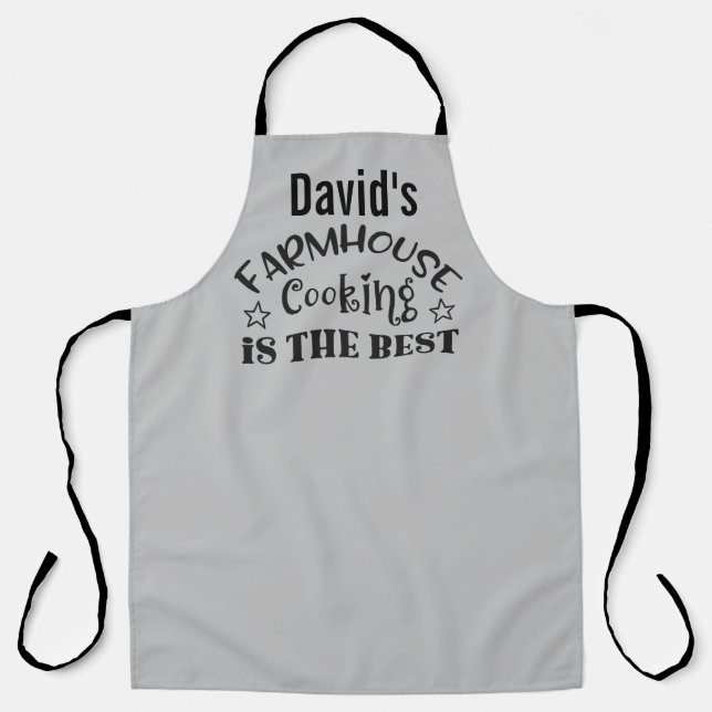 FARMHOUSE Cooking is the Best Apron (Front)