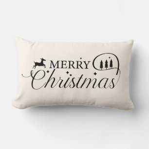 Farmhouse Cosy Christmas Charm Lumbar Cushion