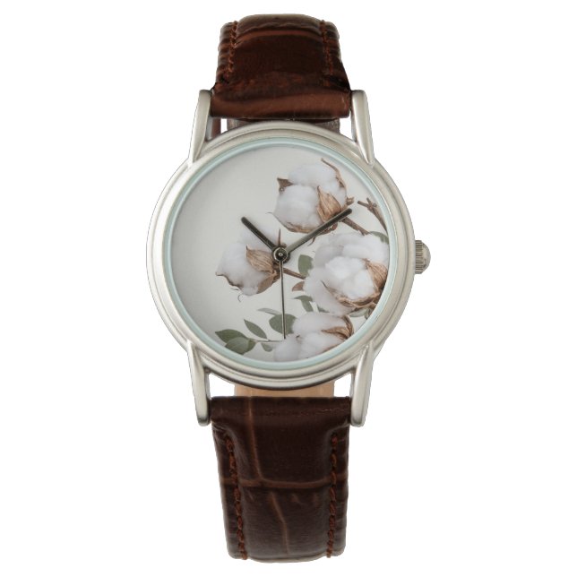 Farmhouse Cotton Botanical Watch Neutral Rustic (Front)