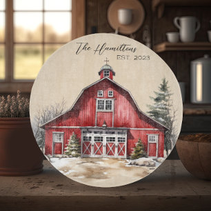 Farmhouse Country Christmas Custom Cutting Board