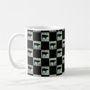 FARMHOUSE COW CHECK COFFEE MUG