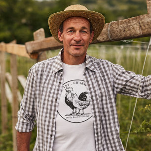 Farmhouse Farmer Chicken Rustic Country T-Shirt