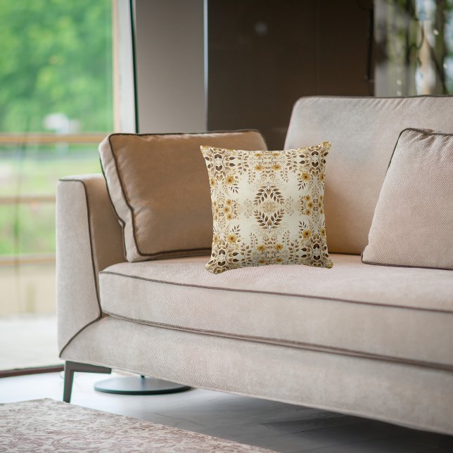 Farmhouse Floral Pattern  Cushion (Creator Uploaded)