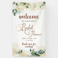 Farmhouse Fresh Rustic Chic Bridal Shower Welcome