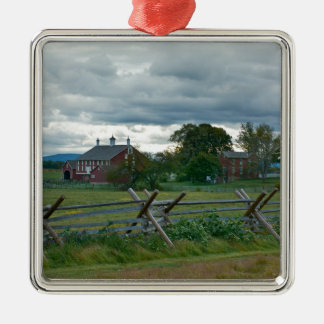 Farmhouse - Gettysburg National Park Pennsylvania Metal Tree Decoration