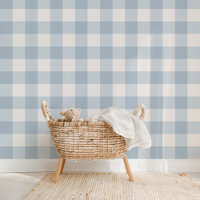 Farmhouse Gingham Dusty Blue