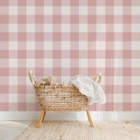 Farmhouse Gingham Dusty Rose