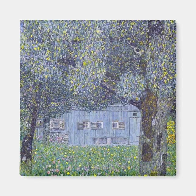 Farmhouse, Gustav Klimt Magnet (Front)