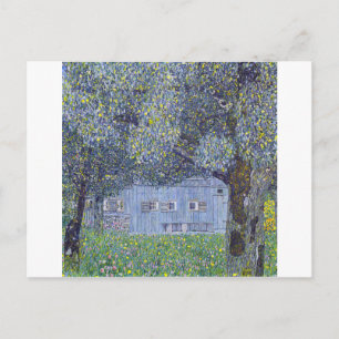 Farmhouse, Gustav Klimt Postcard