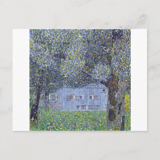 Farmhouse, Gustav Klimt Postcard (Front)