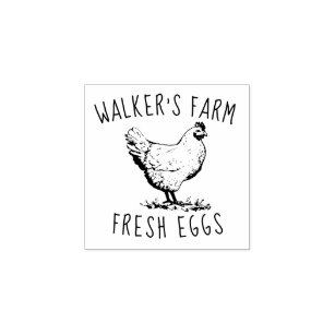 Farmhouse Hen | Egg Stamp