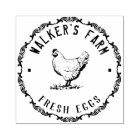 Farmhouse Hen | Personalised Egg Rubber Stamp