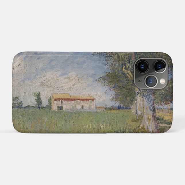 Farmhouse in a wheat field Case-Mate iPhone case (Back (Horizontal))