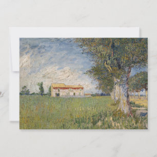 Farmhouse in a Wheat Field Vincent van Gogh