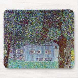Farmhouse in Austria by Klimt, Victorian Fine Art Mouse Pad