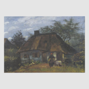 Farmhouse in Nuenen by Vincent Van Gogh Tissue Paper
