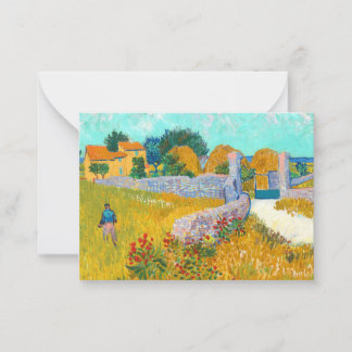 Farmhouse in Provence, 1888 by Vincent van Gogh Card