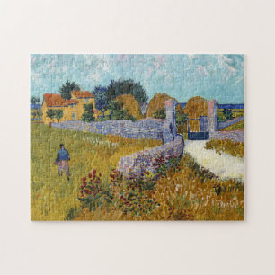 Farmhouse in Provence (1888) by Vincent Van Gogh Jigsaw Puzzle