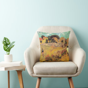 Farmhouse in Provence by Vincent van Gogh Cushion