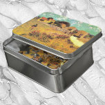 Farmhouse in Provence by Vincent van Gogh Jigsaw Puzzle<br><div class="desc">Farmhouse in Provence by Vincent van Gogh is a vintage fine art post impressionism architectural painting featuring a landscape with a farmer in the meadows and a gate leading to a farm in the south of France. About the artist: Vincent Willem van Gogh was a Post Impressionist painter whose work...</div>