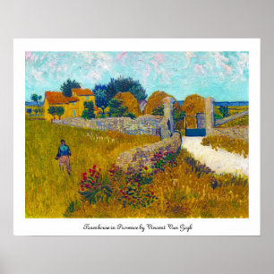 Farmhouse in Provence by Vincent Van Gogh Poster