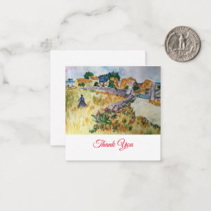 Farmhouse in Provence in the Style of Van Gogh  Card