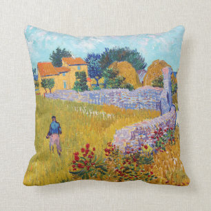 Farmhouse in Provence, Van Gogh Cushion