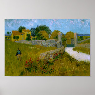 Farmhouse in Provence Van Gogh Fine Art Poster