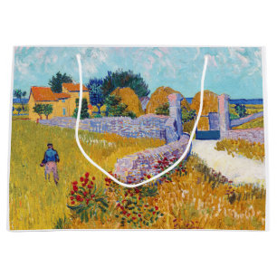 Farmhouse in Provence, Van Gogh Large Gift Bag