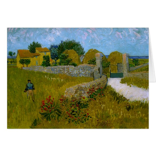 Farmhouse in Provence, Vincent van Gogh (Front Horizontal)