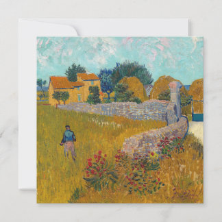 Farmhouse in Provence Vincent van Gogh 1888 France Thank You Card