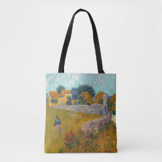Farmhouse in Provence Vincent van Gogh 1888 France Tote Bag