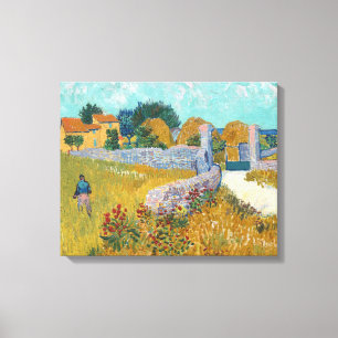 Farmhouse in Provence Vincent Van Gogh Canvas Print
