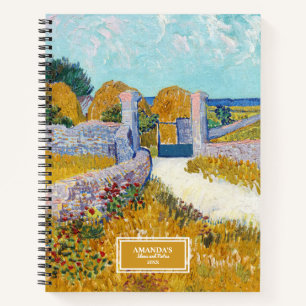 Farmhouse in Provence Vincent van Gogh Painting Notebook