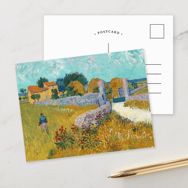 Farmhouse in Provence | Vincent van Gogh Postcard (Creator Uploaded)