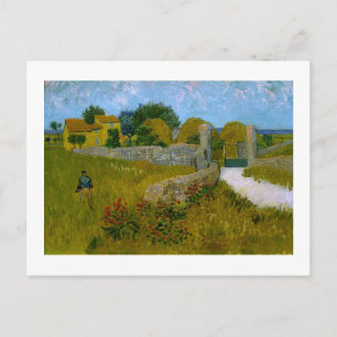 Farmhouse in Provence, Vincent Van Gogh Postcard
