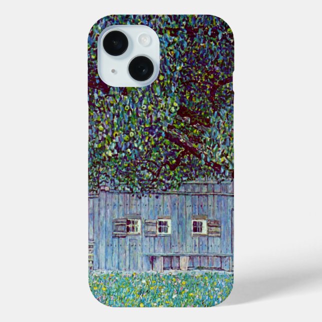 Farmhouse in Upper Austria by Gustav Klimt Case-Mate iPhone Case (Back)