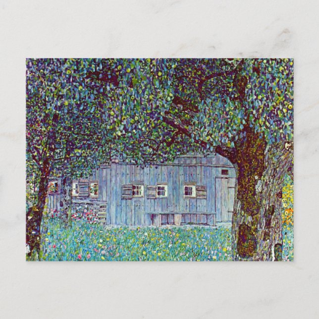 Farmhouse in Upper Austria by Gustav Klimt Postcard (Front)