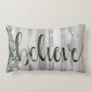 Farmhouse Inspiration - Believe Lumbar Cushion