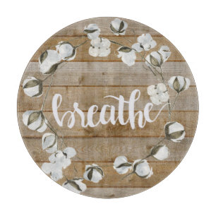 Farmhouse Inspiration - Breathe Cutting Board