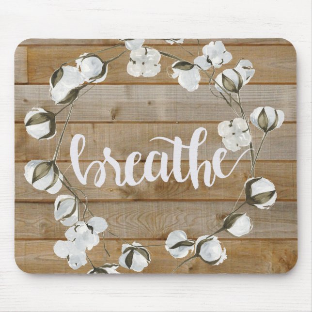 Farmhouse Inspiration - Breathe Mouse Pad (Front)