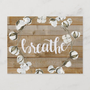 Farmhouse Inspiration - Breathe Postcard