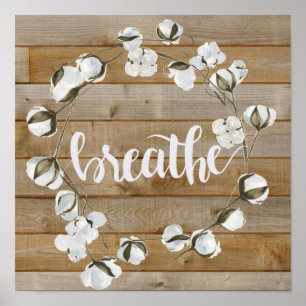 Farmhouse Inspiration - Breathe Poster