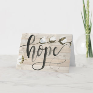 Farmhouse Inspiration -Hope Card