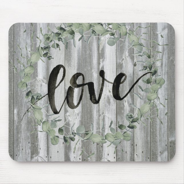 Farmhouse Inspiration - Love Mouse Pad (Front)